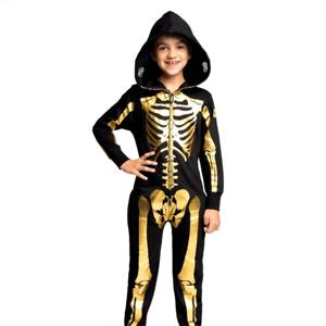 Disfraz de esqueleto Premium para niños pequeños, suave y duradero, ideal para uso diario y fiestas temáticas - Product Image 2