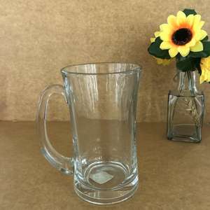 Chope à bière en <span class=keywords><strong>verre</strong></span> classique à large ouverture en forme de corne, vente en gros, verres à bière <span class=keywords><strong>Carlsberg</strong></span>, chopes à boire, fond large, transparent, vierge, 380 ml - Product Image 4