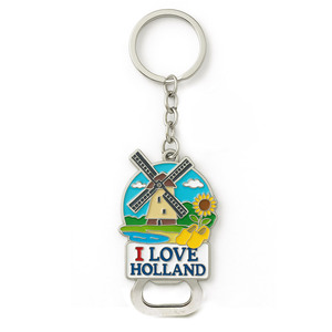 Cadeaux souvenirs de voyage classiques bon marché en alliage de zinc, ouvre-bouteille portable en métal personnalisé, durable, porte-clés - Product Image 1