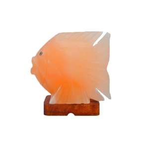 Lampes de sel en forme de poisson en matériaux organiques, éclairage nocturne sculpté écologique, tailles personnalisées, lampes de sel en gros SUAZ Artisan - Product Image 1