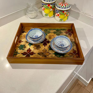 Plateau de service en bois MDF avec revêtement émaillé, design, hôtels et restaurants, articles de cuisine, plateau de table, haute qualité - Product Image 1