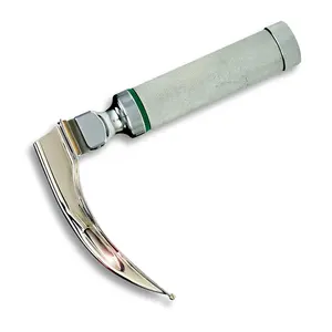 Throat Detection Anesthesia Instruments Laryngoscope Blade Set With <b>Battery</b> Handle Fiber Optic Laryngoscopes - Product Image 5