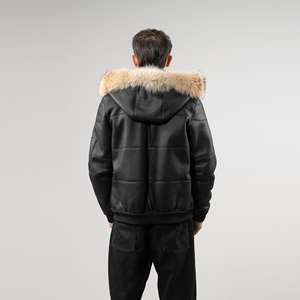 Nueva chaqueta de cuero para hombre, chaqueta informal con cremallera y cuello alto para caballero de negocios, venta al por mayor, chaqueta de talla grande para hombre sin hierro - Product Image 5