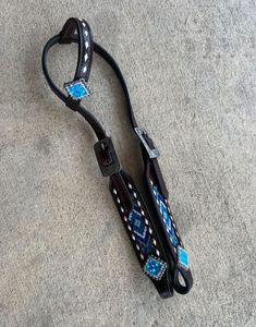 HOOF N TACK INTERNATIONAL - Juego de arreos de cuero para caballo estilo western, cabezada, pechera, riendas para carreras de barriles, equitación de sendero y entrenamiento - Product Image 4