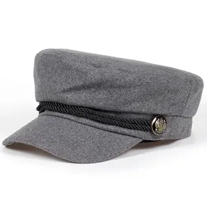 Casquette d'uniforme officielle réglable avec visière personnalisée et tissu tissé pour les institutions - Product Image 6