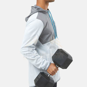 Sweat-shirts d'hiver pour hommes de haute qualité, logo personnalisé, poche, séchage rapide, respirant, polaire, motif uni, teinture unie, vente en gros - Product Image 6