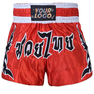 Pantalones cortos de Muay Thai para hombre al por mayor personalizados de alta calidad 100% poliéster ropa de artes marciales para boxeo para adultos - Product Image 2