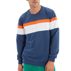 เสื้อกันหนาวผู้ชายสีทึบน้ำหนักเบามีฮู้ดลำลอง, เสื้อกันหนาวผ้าฝ้าย100% เป็นมิตรกับสิ่งแวดล้อมปรับแต่ง2025ได้ - Product Image 6