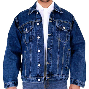Chaqueta vaquera informal de moda para hombre Chaquetas vaqueras elegantes y duraderas para hombre Perfectas para todas las ocasiones Chaqueta al por mayor para hombre - Product Image 1