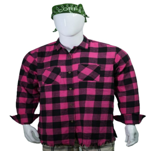 Camisa de Franela de Algodón a Cuadros de Moda para Hombre, Estilo Casual, Manga Larga con Botones, Camisa a Cuadros de Manga Larga, Talla 6XL - Product Image 4