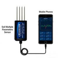 Capteur de sol LoRaWAN 8 en 1 pour l'agriculture intelligente : NPK, pH, EC, salinité, humidité, température