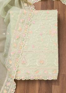 Ladies Dresses 2025 Most Demanding Article Ladies Fancy Suit Breathable Wholesale Designing Frock Unstitched Suit Fancy Dress - Product Image 2