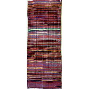 Kilim en laine fait main Sanandaj de qualité supérieure avec un design vintage, tissé à la main, pour la décoration de la maison et du bureau - Product Image 1