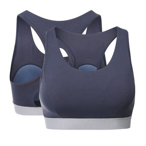 Fashion Women Plus Size Workout Crossover Strap Backless Sport Bra Custom Logo Front Running Seamless Yoga Gym Sports Bra - Product Image 3