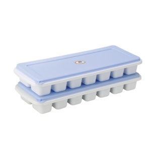 Dynasty ICE TRAY SNOW FLAKES LID (LOT DE 2) 14 CUBES Plastique Haute Qualité Modèle 1209WL Exportateur - Product Image 1