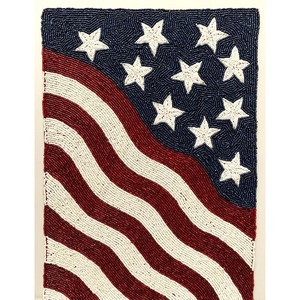 Drapeau américain Cérémonie de la médaille Quatrième de juillet Perlé Ceremonia De Medallas Army Navy Table Runner Dining Home Hotel Decor - Product Image 4