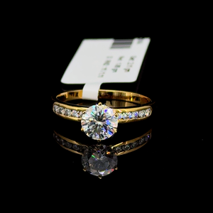 Wholesale 925 Sterling <b>Silver</b> Women's Hip Hop Wedding Engagement Rings <b>Set</b> IGI Certified Moissanite Pear Cut Anniversary Party - Product Image 1