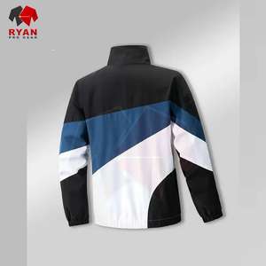 Survêtement personnalisé pour hommes Survêtement style fermeture éclair avec fermeture respirante Logo personnalisé personnalisé - Product Image 3