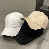 Gorra de Béisbol de 6 Paneles Sin Estructura, Texto Bordado Personalizado en el Lateral, Cierre de Hebilla Ajustable, Visera Curva, Tela de Algodón de Vietnam