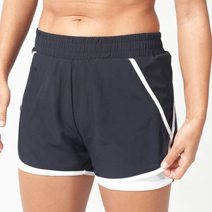 Pantalones cortos de Yoga de LICRA sin costuras de secado rápido para mujer al por mayor/Pantalones cortos de gimnasio transpirables de cintura alta de la mejor calidad para mujer - Product Image 2