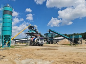 Mobile 100 100 M3/h Mobile Concrete Batching Plant 2 Years Warranty - Product Image 2