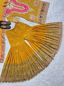 Indien et Pakistan Vêtements Gharara Designs Punjabi Fille Sexy Belle Salwar Costume Cou Designs Sarara Femme Robe En Gros - Product Image 2