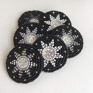 Top Selling Seed Beads <b>Coaster</b> Pure Handmade Seed Beads <b>Coaster</b> Tea Coffee <b>Wine</b> ETC Beaded <b>Coaster</b> Unique Designs - Product Image 6