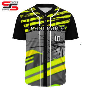 เสื้อเบสบอลลายทางของแท้เสื้อเจอร์ซีย์เบสบอลพิมพ์ลาย - Product Image 3