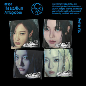 Álbum [ARMAGEDDON] del grupo AESPA (Versión Póster) Álbum de KPOP Más Vendido en Corea - Product Image 3