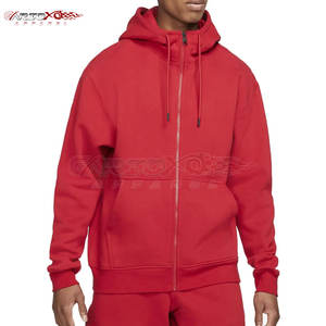 Sudadera con capucha con cremallera básica informal para hombres con cremallera frontal completa y bolsillos de canguro prácticos Sudadera con capucha con cremallera para hombres - Product Image 1