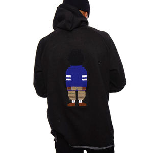 Sudadera con Capucha Extra Grande de Alta Calidad, Bordada, Informal, Tejida, Hecha a Medida para Hombre, Talla Grande, Invierno - Product Image 2