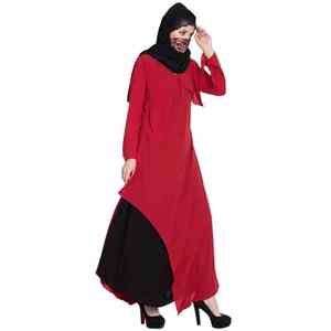 Nouvelle arrivée Style simple à manches longues musulman islamique longues femmes robes abaya personnalisée pour les filles longue abaya - Product Image 1