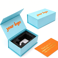 Boîte de rangement rigide pliable sur mesure de luxe, en carton noir, finition mate haut de gamme, boîte cadeau en papier pliable, logo personnalisé magnétique