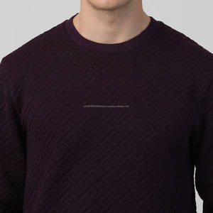 Sudadera de manga larga ligera con logotipo de diseño personalizado para hombre, moda negra lisa, estilo callejero informal para invierno - Product Image 6