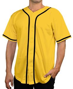 Camiseta de béisbol personalizada OEM, superventas, sublimación de algodón y uniforme con logotipo bordado para béisbol y sóftbol unisex - Product Image 1
