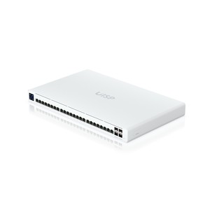 Commutateur Ubiquiti UISP-S-Pro-EU, 24x RJ45 1000 Mb/s, 16x PoE passif 27V, 4x SFP+, 220W - Product Image 1