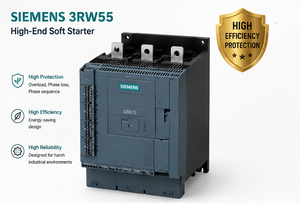 3RW5543 ซีเมนส์ SIRIUS ซอฟต์สตาร์ทเตอร์ ตัวควบคุมมอเตอร์ประสิทธิภาพสูง ซีรีส์ 3RW55 ของแท้ 100% ใหม่เอี่ยม มีสินค้าในสต็อก - Product Image 1