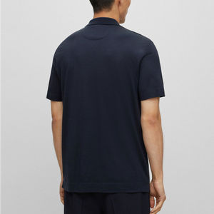 Polo con logotipo personalizado para hombre, uniforme informal de manga corta, algodón, cómodo, ropa de trabajo de moda de negocios, Top - Product Image 2