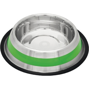 Stainless Steel <b>Feeder</b> Model Green Stripe - Size XL - Product Image 1
