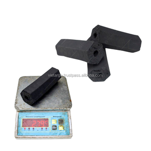 Patrón de concha hexagonal de alta calidad BBQ Hookah Concha de coco de madera dura Directo del fabricante de Vietnam para briquetas de carbón - Product Image 2