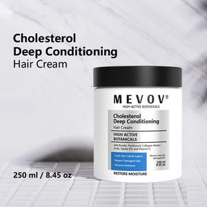 Крем для глубокого кондиционирования холестерина с витамином е для восстановления поврежденных волос и волос с собственной торговой маркой - Product Image 3