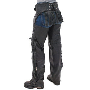 Chaparreras de Cuero Transpirables, Resistentes al Viento e Impermeables, con Correas Ajustables, Ajuste Cómodo y Seguro, Ropa de Moda Resistente para Exteriores - Product Image 1