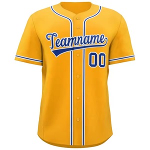 Camiseta de béisbol de manga corta personalizada al por mayor, transpirable y con impresión digital de talla grande en camisetas en blanco - Product Image 2
