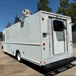 Acheter nouveau type de vente de rue Coffee Van Catering Cart Burgers Fries Ice Cream Bus Mobile Food Truck à bas prix - Product Image 3