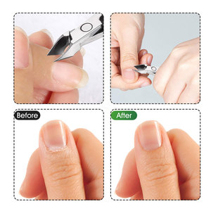 Professional <b>Cuticle</b> <b>Nipper</b> 4mm Jaw <b>Cuticle</b> Remover Tool High-density Cutters Stainless Steel <b>Cuticle</b> Clipper Manicure <b>Nipper</b> - Product Image 5