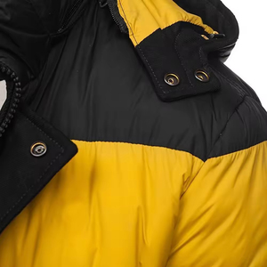 Vestes matelassées pour hommes, mode décontractée, streetwear, OEM, col montant à capuche, épaisses, chaudes pour l'hiver, séchage rapide, respirantes - Product Image 6