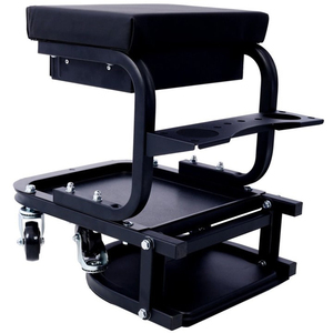 Tabouret roulant robuste pour mécanicien, capacité de charge de 300 lb, avec plateau porte-outils, siège de garage pivotant à 360° °   Roulettes pivotantes GAPGAR032 - Product Image 2
