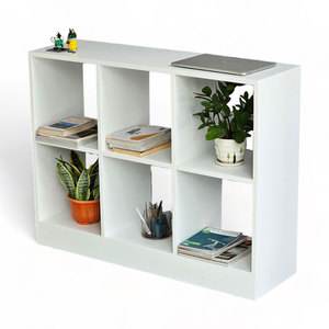 ชั้นวางหนังสือทรงเตี้ยไม้ยางพารา 100x30x78 ซม. สำหรับห้องนั่งเล่นแบบตั้งพื้น - Product Image 1