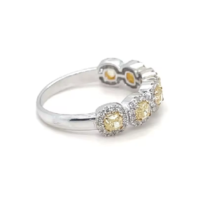 Anillo de diamantes naturales de alta calidad de colección única para compromiso o aniversario de proveedor indio - Product Image 4