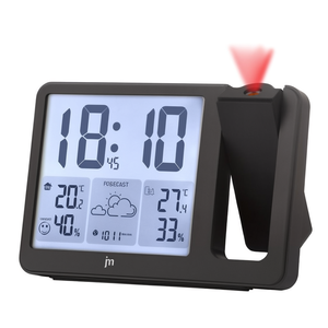 Termómetro Doméstico Negro JD 9718 Estación Meteorológica - Product Image 2